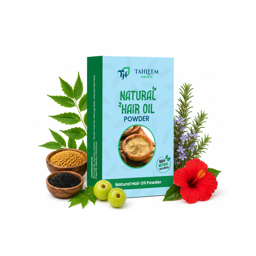 Natural Hair Oil Powder