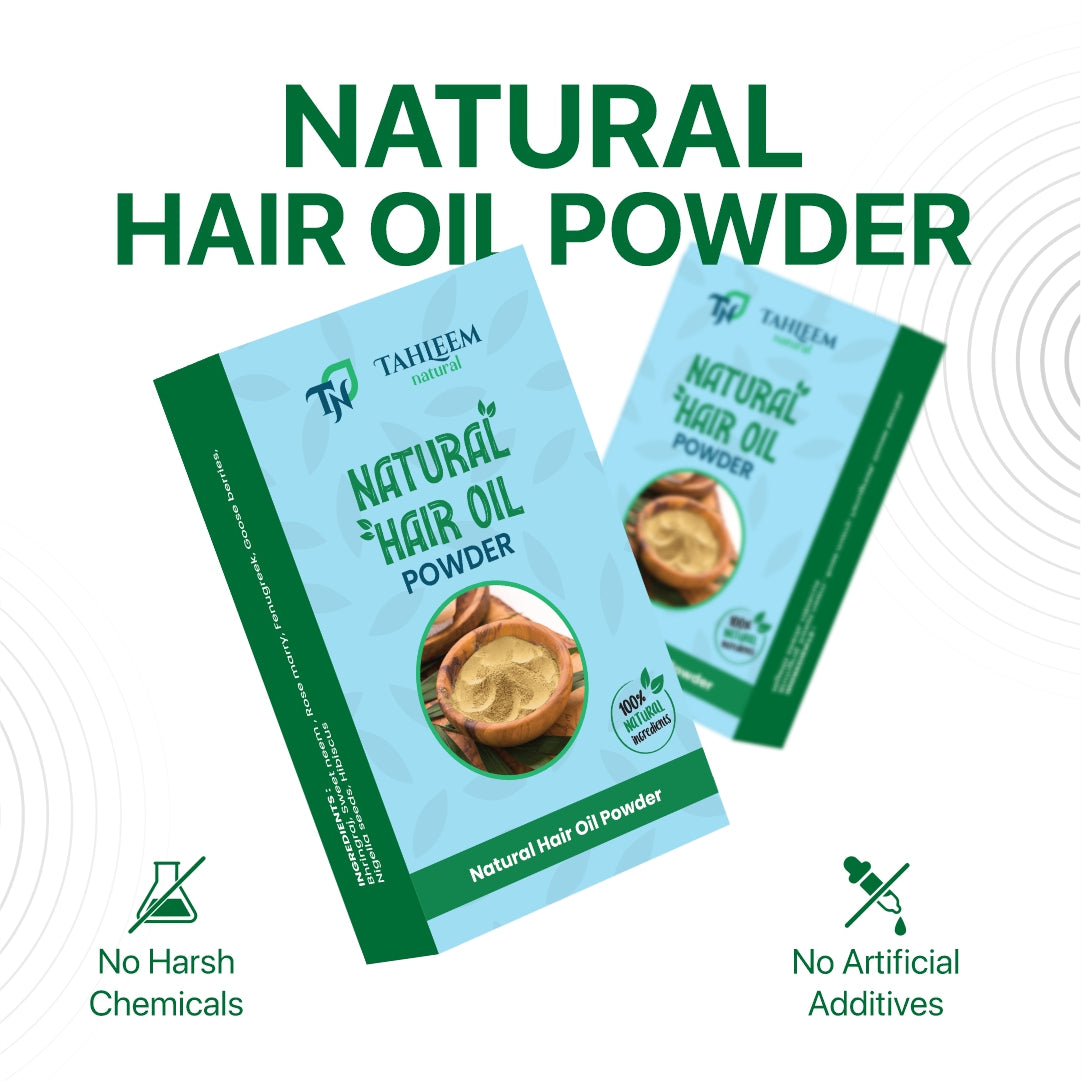 Natural Hair Oil Powder
