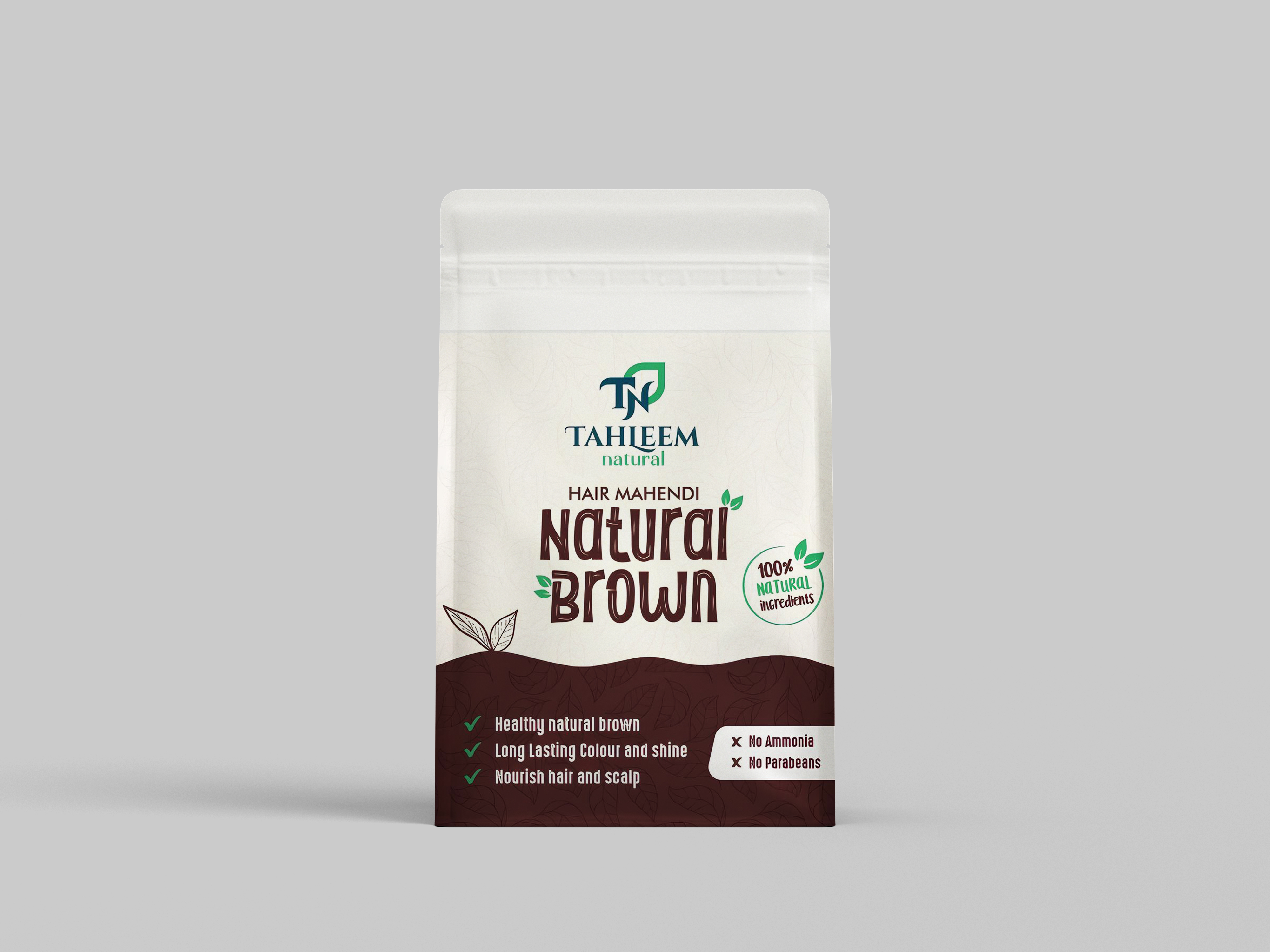 Natural Brown Hair Mehendi